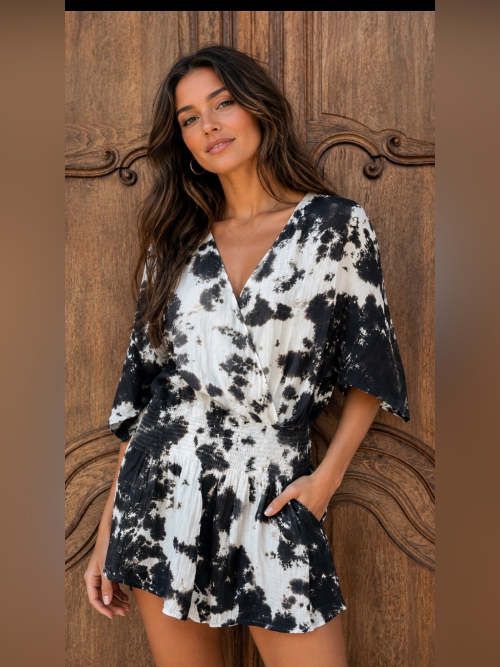 Stark X Tie Dye Mini Dress